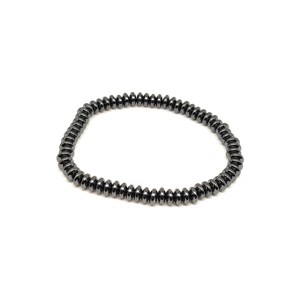 Hematit szürke korong karkötő 6x3mm Szürkeárny - Meska.hu