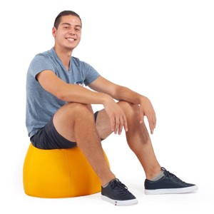 Sárga Kültéri Babzsák Puff, , , MESKA