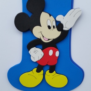 Dekorgumi gyerekszoba dekoráció névtábla Mickey egér -  - Meska.hu