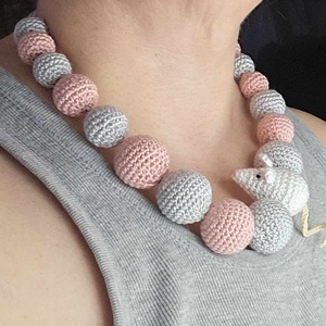Horgolt nyaklánc - ékszer - nyaklánc - bogyós nyaklánc - Meska.hu Horgolt nyaklánc - ékszer - nyaklánc - bogyós nyaklánc - Meska.hu