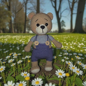 Horgolt maci, Játék & Sport, Plüssállat & Játékfigura, Más figura, Horgolás, MESKA