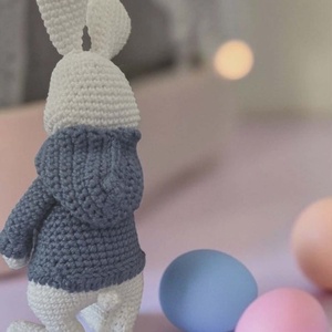 Vagány, horgolt nyuszi - játék & sport - plüssállat & játékfigura - más figura - Meska.hu