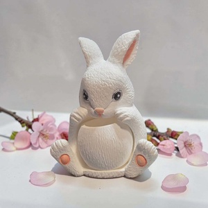 Cuki porcelán nyuszis tároló húsvétra - Meska.hu