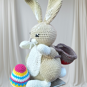 Húsvéti nyuszi, Játék & Sport, Plüssállat & Játékfigura, Nyuszi, Horgolás, MESKA