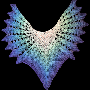 Vállkendő madárszárny formás - Meska.hu