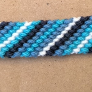 pamut karkötő - ékszer - karkötő - fonott karkötő - Meska.hu