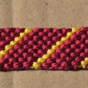 pamut karkötő - ékszer - karkötő - fonott karkötő - Meska.hu