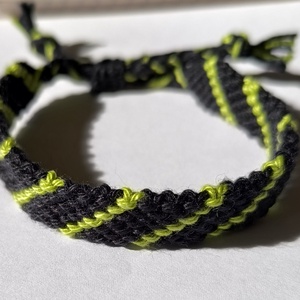 pamut karkötő - ékszer - karkötő - fonott karkötő - Meska.hu