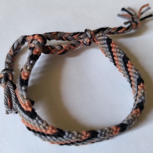 pamut karkötő - ékszer - karkötő - fonott karkötő - Meska.hu