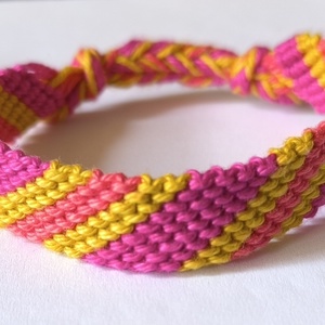 pamut karkötő, Ékszer, Karkötő, Fonott karkötő, Csomózás, MESKA