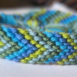 pamut karkötő, Ékszer, Karkötő, Fonott karkötő, Csomózás, MESKA