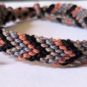 pamut karkötő - ékszer - karkötő - fonott karkötő - Meska.hu