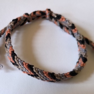 pamut karkötő - ékszer - karkötő - fonott karkötő - Meska.hu