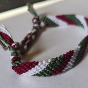 pamut karkötő - ékszer - karkötő - fonott karkötő - Meska.hu