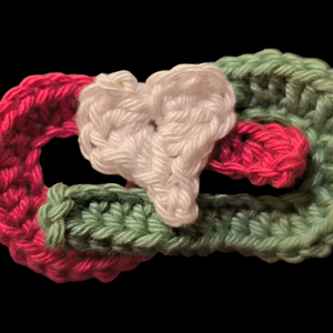 Nemzeti színű dísz - Meska.hu