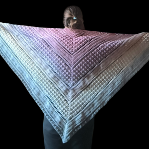 Horgolt vállkendő - ruha & divat - sál, sapka, kendő - vállkendő - Meska.hu