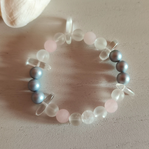 Elegáns shell pearl -hegyikristály! - Meska.hu
