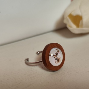 Unisex üveglencsés gyűrű. - ékszer - gyűrű - üveglencsés gyűrű - Meska.hu