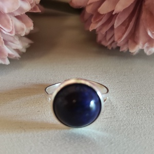 Lapis Lazuli vagy Rózsakvarc ásvány gyűrű! - ékszer - gyűrű - gyöngyös gyűrű - Meska.hu