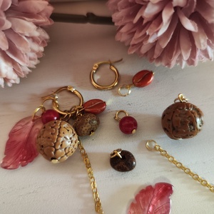 Nemesacél variálható gyöngyös fülbevaló! - ékszer - fülbevaló - lógó fülbevaló - Meska.hu