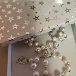 Különleges, shell pearl, ásvány szett, díszcsomagolásban!, Esküvő, Ékszer, Ékszerszett, Ékszerkészítés, Gyöngyfűzés, gyöngyhímzés, MESKA