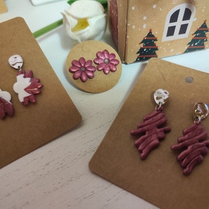 Egyedi fülbevaló szett, 2+1 Ajándék díszcsomagolással! - Meska.hu