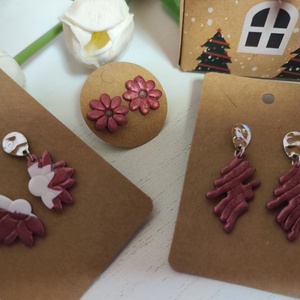 Egyedi fülbevaló szett, 2+1 Ajándék díszcsomagolással! - ékszer - fülbevaló - lógó fülbevaló - Meska.hu