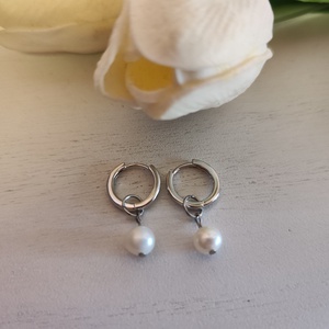 Egyedi, tenyésztett gyöngy karkötő és fülbevaló szett, mágneses díszdobozban! - ékszer - ékszerszett - Meska.hu