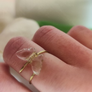 Kézzel készült sárgaréz gyűrű medállal! - ékszer - gyűrű - figurális gyűrű - Meska.hu