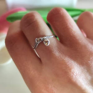 Egyedi gyűrű, S925 ezüst medállal. - Meska.hu