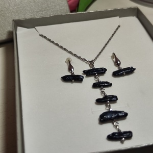 Természetes Biwa-Hematit Gyöngy Ásvány Szett � Elegáns Ajándék Nőknek! � - ékszer - ékszerszett - Meska.hu