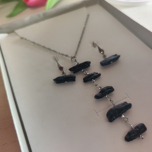 Természetes Biwa-Hematit Gyöngy Ásvány Szett � Elegáns Ajándék Nőknek! �, Ékszer, Ékszerszett, Gyöngyfűzés, gyöngyhímzés, Ékszerkészítés, MESKA