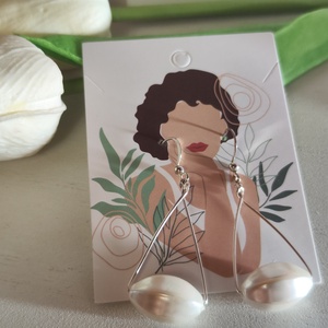 Különleges kézzel hajlított fülbevaló., Ékszer, Fülbevaló, Lógó fülbevaló, Ékszerkészítés, Gyöngyfűzés, gyöngyhímzés, MESKA