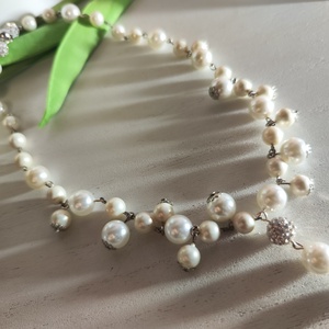 Különleges kagylógyöngy, ásvány szett, díszcsomagolásban! - esküvő - ékszer - ékszerszett - Meska.hu