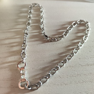 Masszív nemesacél nyaklánc bilinccsel � unisex, strapabíró ékszer! - ékszer - nyaklánc - medálos nyaklánc - Meska.hu