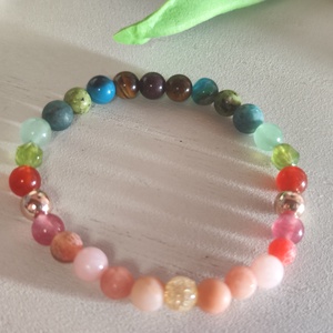 Egyedi ősz színtípus karkötő � Ragyogó meleg harmónia! - Meska.hu