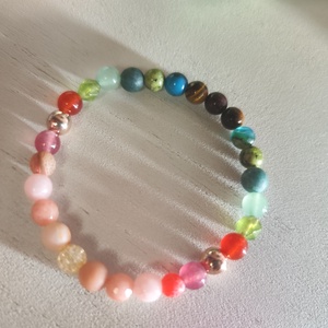 Egyedi ősz színtípus karkötő � Ragyogó meleg harmónia! - Meska.hu