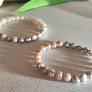 Elegáns édesvízi tenyésztett gyöngy karkötők! - ékszer - karkötő - ásványkarkötő - Meska.hu
