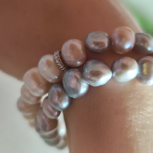 Elegáns édesvízi tenyésztett gyöngy karkötők! - ékszer - karkötő - ásványkarkötő - Meska.hu