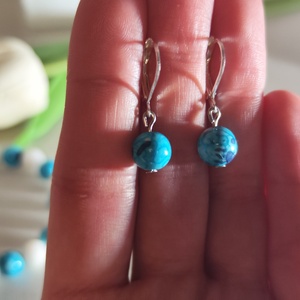 Óceán és Hó � Jáde Ékszerszett Hegyikristállyal - ékszer - ékszerszett - Meska.hu