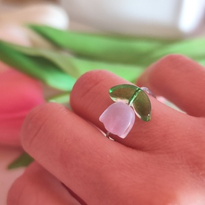 Tavaszi Megújulás az Ujjaidon � Egyedi Tulipán Gyűrű - Meska.hu