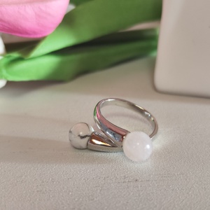 Harmónia Kétszeresen � Kézműves Ásványgyűrű (Választható Párosítás) - ékszer - gyűrű - többköves gyűrű - Meska.hu