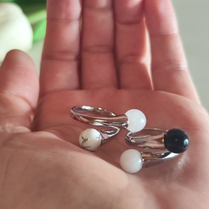 Harmónia Kétszeresen � Kézműves Ásványgyűrű (Választható Párosítás), Ékszer, Gyűrű, Többköves gyűrű, Ékszerkészítés, MESKA