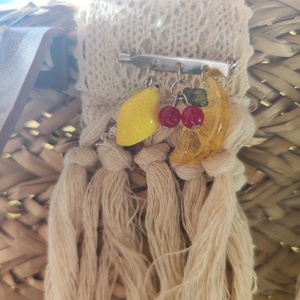 Mediterrán Nyár � Nemesacél Design Kitűző Üveggyönggyel  - ékszer - kitűző és bross - Meska.hu