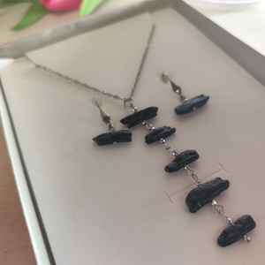 Természetes Biwa-Hematit Gyöngy Ásvány Szett � Elegáns Ajándék Nőknek! �, Ékszer, Ékszerszett, Gyöngyfűzés, gyöngyhímzés, Ékszerkészítés, MESKA