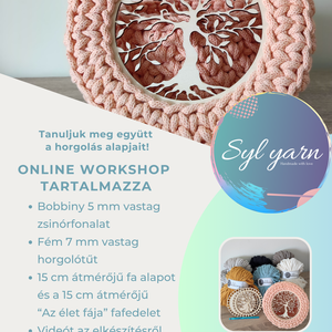 DIY szett - Az élet fája horgolt kosár, DIY (Csináld magad), Egységcsomag, Horgolás, MESKA