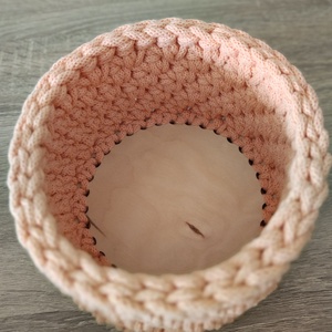 DIY szett - Az élet fája horgolt kosár - diy (csináld magad) - egységcsomag - Meska.hu