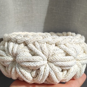 Jázmin mintás gyertyatartó - karácsony - karácsonyi lakásdekoráció - karácsonyi illatgyertya, mécses - Meska.hu