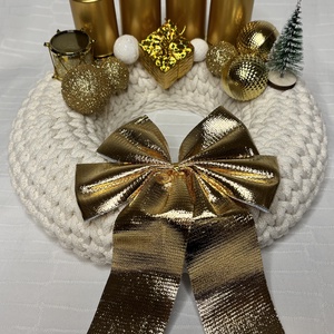 Horgolt adventi koszorú - karácsony - adventi díszek - adventi koszorú - Meska.hu