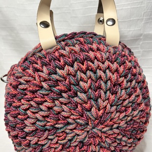 Horgolt jázmin mintás táska - táska & tok - kézitáska & válltáska - vállon átvethető táska - Meska.hu